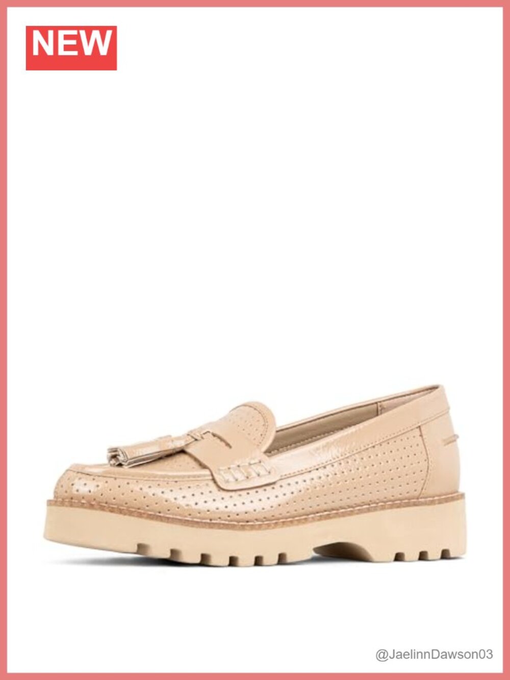 Women's Faux Leather Penny Loafers - Memory Foam Slip-Ons